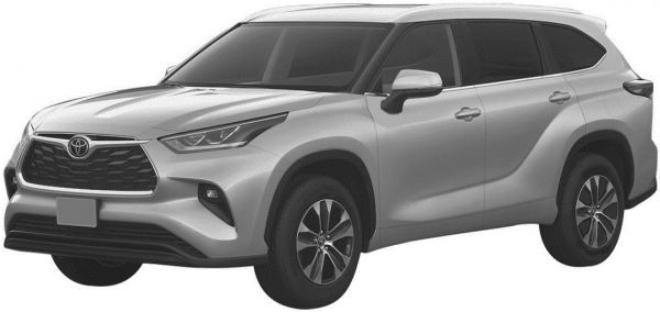 Toyota запатентовала в России новый Toyota Highlander